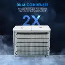 Haier 303 L Double Door Standard Deep Freezer (White, HFC-325CM5)