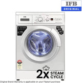 IFB 6.5 Kg 5 Star Fully Automatic Front Load Washing Machine 2X Power Steam (ELENA SXS 6510, Silver, In-built Heater)-(Touched Up)
