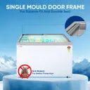 Haier 295 L Double Door Standard Deep Freezer (White, HFC-300GM5, 5 Star)