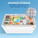 Haier 295 L Double Door Standard Deep Freezer (White, HFC-300GM5, 5 Star)