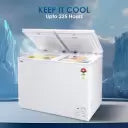 Haier 383 L Double Door Standard Deep Freezer (White, HFC-400DM5, 5 Star)