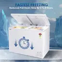 Haier 524 L Double Door Standard Deep Freezer (White, HFC-588DM5, 5 Star)