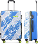 Skybags Medium Check-In Suitcase (67 Cm) 8 Wheels - Stroke Neo 65 - Trolley Bag - Blue