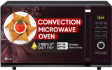 LG 32 L with Diet Fry, 360 Motorised Rotisserie for crispy and tasty bar-be-que recipes and 301 Auto Cook Menu Convection Microwave Oven