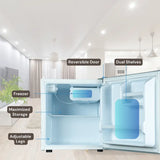 Rockwell 45 L Direct Cool Single Door 2 Star Refrigerator (White, MB49WH)