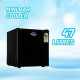 Rockwell 45 L Direct Cool Single Door 2 Star Refrigerator (Black, MB49BL)