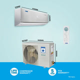 Blue Star 2 Ton 5 Star Inverter Split AC ( IC524DNUR,White)