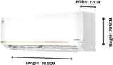 BPL Inverter Split AC, 1T 3 Star, 6 in 1 Convertible with Blue Fin Coating, BAS-V123ABFG5