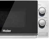 Haier 20L Grill Microwave Oven (HIL2002GSPB, Quartz Heater, Combination cooking, Curveceous Glass, Steam Clean)