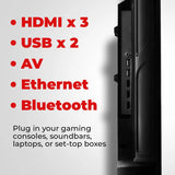 Dor 109 cm (43 inch) QLED Ultra HD (4K) Smart Dor OS TV, Dolby Audio