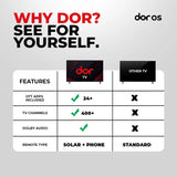 Dor 109 cm (43 inch) QLED Ultra HD (4K) Smart Dor OS TV, Dolby Audio