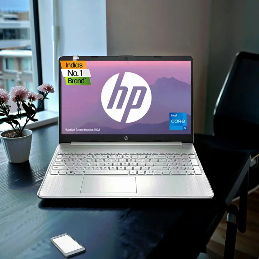 HP Intel Core i5 12th Gen 1235U - (16 GB/512 GB SSD/Windows 11 Home) 15s-fq5330TU|15-fd0111TU Thin and Light Laptop  (15.6 inch, Silver, 1.69 Kg, With MS Office)
