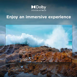 TCL 108 cm (43 inches) 4K Ultra HD Smart QLED Google TV 43P7K (2025 Model, Black) with Dolby Vision & Atmos, MEMC, HDR 10+, Hands-Free Voice Control