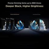 TCL 85C8K Television 85 Inch Smart TV 4K QD-Mini LED Colorful Quantum Crystal HDR 5000nits Gaming Google TV, 144Hz Native Refresh Rate, Audio by Bang & Olufsen, IMAX Enhanced, Game Master (2025 Model)