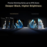 TCL 75C8K Television 75 Inch Smart TV 4K QD-Mini LED Colorful Quantum Crystal HDR 4500nits Gaming Google TV, 144Hz Native Refresh Rate, Audio by Bang & Olufsen, IMAX Enhanced, Game Master (2025 Model)