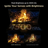 TCL 75C8K Television 75 Inch Smart TV 4K QD-Mini LED Colorful Quantum Crystal HDR 4500nits Gaming Google TV, 144Hz Native Refresh Rate, Audio by Bang & Olufsen, IMAX Enhanced, Game Master (2025 Model)