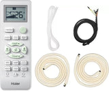 Haier 2025 Model 1.5 Ton 3 Star Window Air Flow, Anti Bacterial Filter, 54 High Ambient Performance, Dynamic Cooling, Top Flow AC(HWU18TF-EW3BE- FS, White)