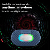 PHILIPS TAS1400BL 12W Speaker, 1200mAh Battery, RGB Light, BT 5.3, 10H Playtime, TF/USB 12 W Bluetooth Speaker