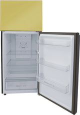 Haier 328 L, 3 Star, Convertible 10-in-1, Triple Inverter & Fan Motor Technology, Frost Free Double Door Refrigerator (HRF-3783YGG-P, Yellow Grey Glass)