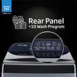 Voltas Beko 11 kg Fully Automatic Top Load Washing Machine with In-built Heater Black, Grey (WTL1106UEAH / OBS3060)