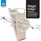Voltas Beko 11 kg Fully Automatic Top Load Washing Machine with In-built Heater Black, Grey (WTL1106UEAH / OBS3060)