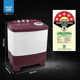 Voltas beko, A Tata Product 6 kg 5 Star Semi-Automatic Top Load Washing Machine (WTT60UNX)