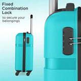 Safari Large Check-In Suitcase (75 Cm) 4 Wheels - Magnum Fury 75 - Teal