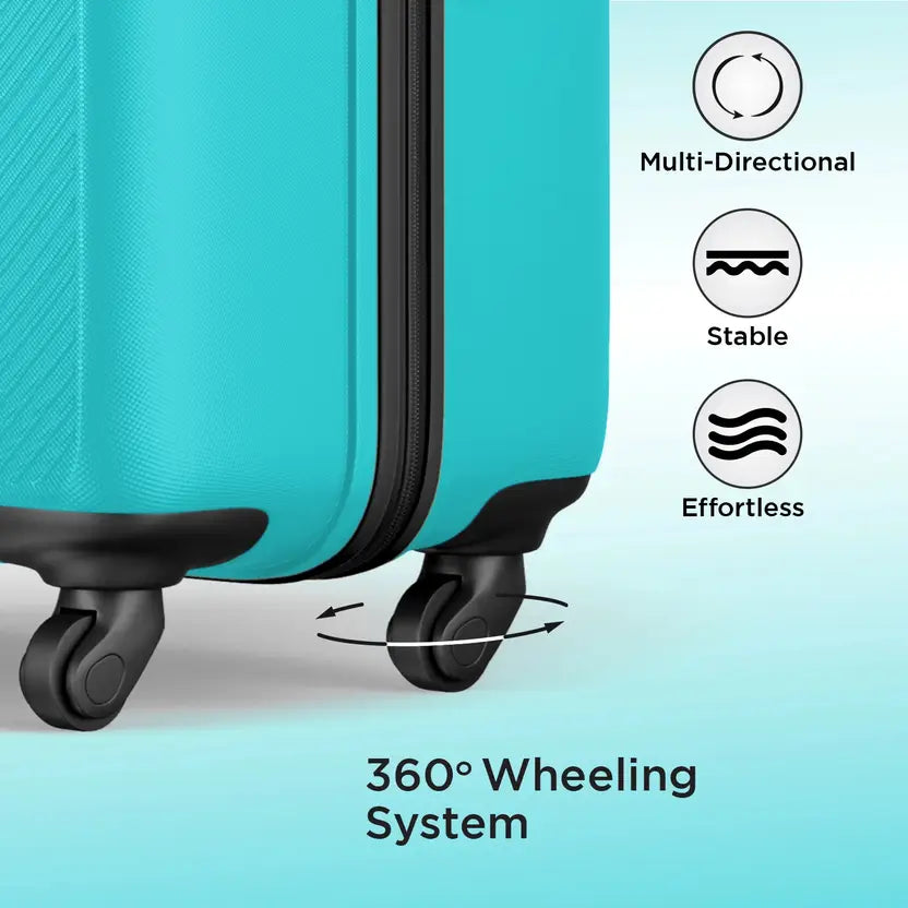 Safari Small Cabin Suitcase (55 Cm) 4 Wheels - Fury 55 - Teal