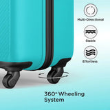 Safari Small Cabin Suitcase (55 Cm) 4 Wheels - Fury 55 - Teal