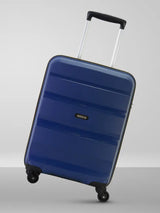 American Tourister Small Cabin Suitcase (55 Cm) 4 Wheels - Amt Brandon Sp 55Cm-Blue - Blue
