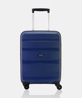 American Tourister Small Cabin Suitcase (55 Cm) 4 Wheels - Amt Brandon Sp 55Cm-Blue - Blue