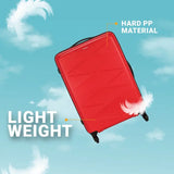 Kamiliant By American Tourister Hard Body Set Of 3 Luggage 4 Wheels - Triprism Spinner 3Pc Set Red - Red