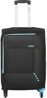 Safari Small Cabin Suitcase (57 Cm) 4 Wheels - Star 55 4W - Black