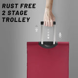 Aristocrat Large Check-In Suitcase (79 Cm) 4 Wheels - 79 - Trolley Bag - Red