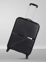 Safari Small Cabin Suitcase (55 Cm) 4 Wheels - Eclipse 55 - Black, Silver