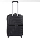 Safari Small Cabin Suitcase (55 Cm) 4 Wheels - Eclipse 55 - Black, Silver