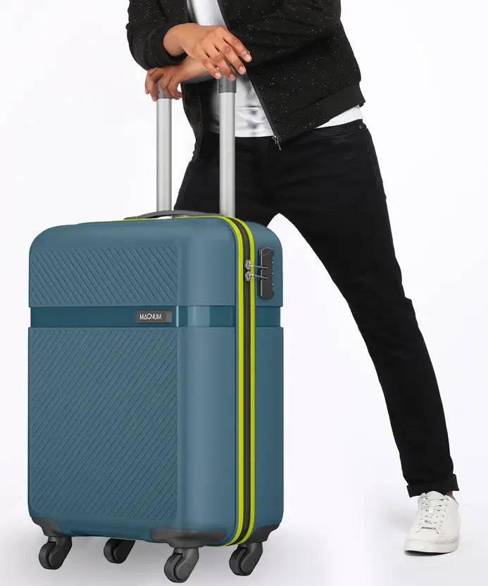 Safari Small Cabin Suitcase (55 Cm) 4 Wheels - Magnum Fury 55 - Blue