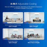 VOLTAS 183V Vectra Zenith Gold-1 Convertible 1.5 Ton 3 Star Inverter Split AC with 4-Step Adjustable Mode, 4900W cooling capacity, High ambient Cooling-cools even at 52°C (Copper Condenser, Anti Dust Filter)