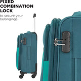 Magnum Large Check-In Suitcase (71 Cm) 4 Wheels - Cliff - Teal
