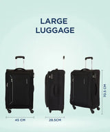 Kamiliant By American Tourister Check-In Suitcase (70.5 Cm) 4 Wheels - Sienna - Black