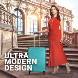 Kamiliant By American Tourister Small Cabin Suitcase (55 Cm) 4 Wheels - Kam Triprism Sp Aqua - Blue