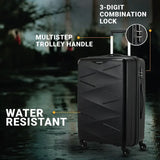 Kamiliant By American Tourister Medium Check-In Suitcase (55 Cm) 4 Wheels - Kam Triprism Sp - Black