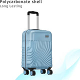 Safari Small Cabin Suitcase (55 Cm) 8 Wheels - Keplar 55 - Blue