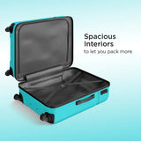 Safari Medium Check-In Suitcase (66 Cm) 4 Wheels - Magnum Fury 66 - Teal