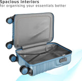 Safari Small Cabin Suitcase (55 Cm) 8 Wheels - Keplar 55 - Blue