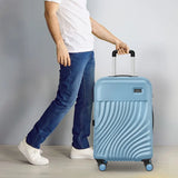 Safari Small Cabin Suitcase (55 Cm) 8 Wheels - Keplar 55 - Blue