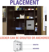 Godrej Security Solutions Forte Pro 40 Litres Digital Electronic Safe Locker for Home & Office with Motorized Locking Mechanism (Light Grey)
