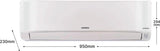 Hitachi 2026 Model 1.5 Ton 3 Star Split Inverter AC 5000W Cooling Capacity expandable to 5300W (RAS.D318PCD2BS2, RAC.318WCDIE3, RAK.D318PCD2BS2, White)
