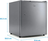 Midea 50L, Direct Cool Ref, 2 Star, Silver, MDRD50D2HLSS