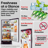 LG 185 L, 5 Star, Smart Inverter, Direct Cool Single Door Refrigerator (GLD1956ZAPI, Purple Ilan, Fit Max Chiller Tray, Base stand with Drawer & Runs on Home Inverter)